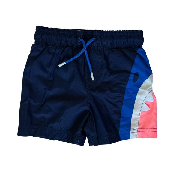 Toddler Swim Trunks Drawstring Lined Whale & Shark Cat & Jack Size 2T - Set of 2 - Picture 2 of 13